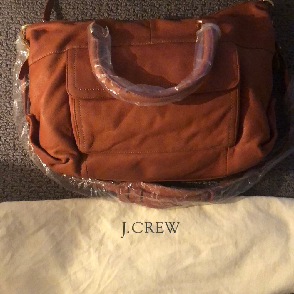 J Crew leather handbag